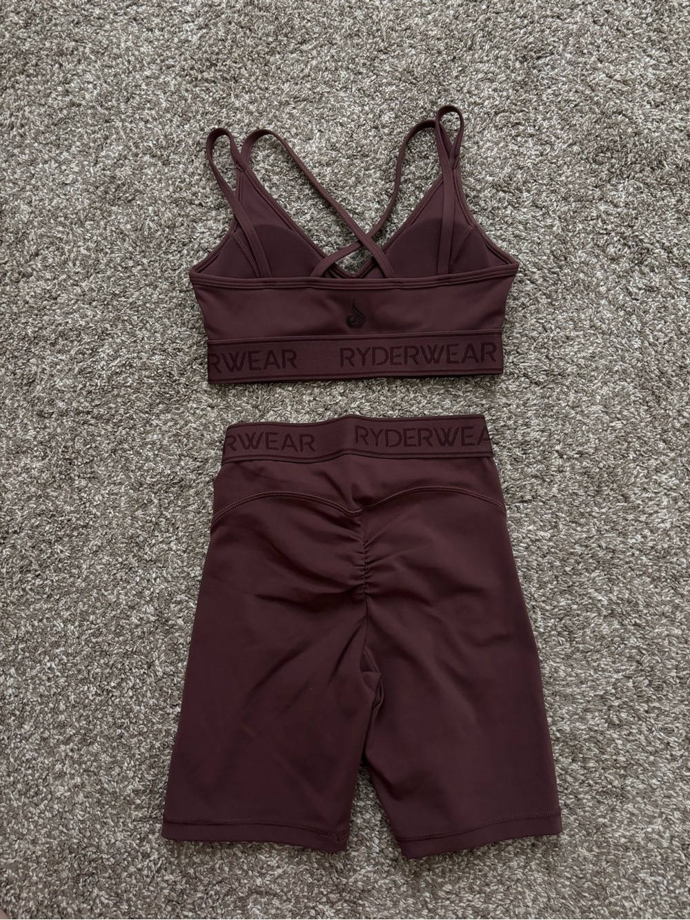 RYDERWEAR Matching Workout Set - Brown - Picture 2 of 2